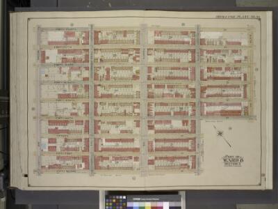Brooklyn, Vol. 1, Double Page Plate No. 34; Part of   Ward 8, Section 3; [Map bounded by 44th St., 6th Ave., 49th St.; Including 5th   Ave., 42nd St., 2nd Ave.]