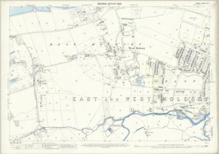 Surrey XII.2 (includes: East Molesey; West Molesey) - 25 Inch Map