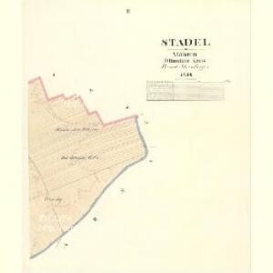 Stadel - m2826-1-002 - Kaiserpflichtexemplar der Landkarten des stabilen Katasters