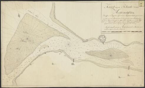Kaart van de Rheede van Hellevoetsluis, beneffens de zeegaaten Goeree en Quax-diep