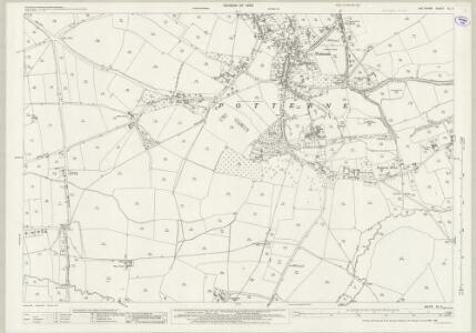 Wiltshire XL.5 (includes: Market Lavington; Potterne; Worton) - 25 Inch Map