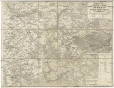 Spezial-Karte der Sächsischen u Böhmischen Schweiz so wie der Umgegend von Dresden und dem Plauenschen Grunde
