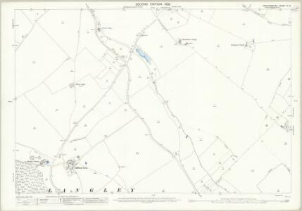 Hertfordshire XII.14 (includes: Ippollitts; Langley; Stevenage; Wymondley) - 25 Inch Map