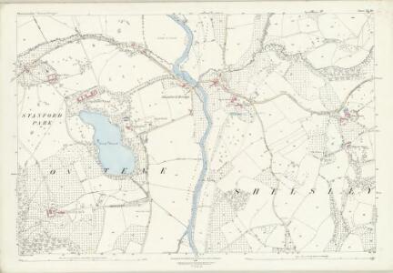 Worcestershire XX.10 (includes: Abberley; Shelsley Kings; Stanford With Orleton; Stockton on Teme) - 25 Inch Map