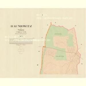 Bauniowitz - m0137-1-001 - Kaiserpflichtexemplar der Landkarten des stabilen Katasters