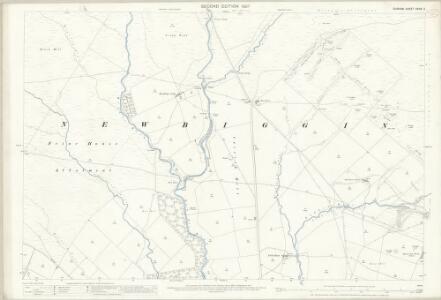 Durham XXXIX.2 (includes: Newbiggin) - 25 Inch Map