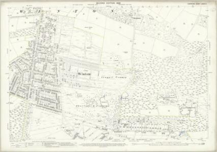 Hampshire and Isle of Wight LXXXVI.5 (includes: Bournemouth) - 25 Inch Map