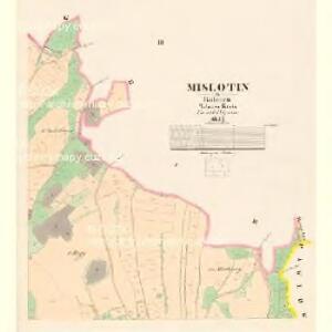 Mislotin - c4921-1-003 - Kaiserpflichtexemplar der Landkarten des stabilen Katasters
