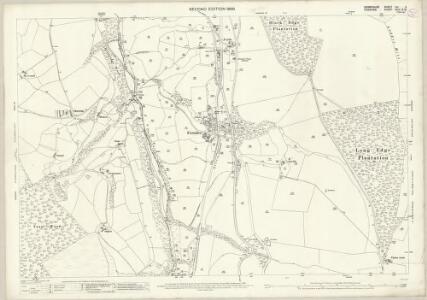 Derbyshire XIV.3 (includes: Chapel en le Frith; Hartington upper Quarter; Whaley Bridge) - 25 Inch Map