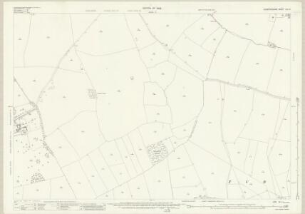 Leicestershire XLV.3 (includes: Carlton Curlieu; Kibworth Harcourt; Shangton; Tur Langton) - 25 Inch Map