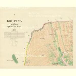 Koritna - m1278-1-001 - Kaiserpflichtexemplar der Landkarten des stabilen Katasters