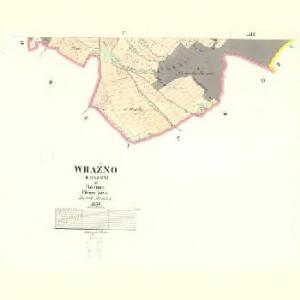 Wražno (Wrazen) - c8815-1-003 - Kaiserpflichtexemplar der Landkarten des stabilen Katasters