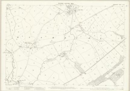 Shropshire LVI.12 (includes: Rushbury) - 25 Inch Map