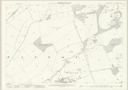 Lincolnshire LXIII.3 (includes: Panton; West Barkwith) - 25 Inch Map