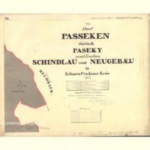 Passeken - c5642-1-009 - Kaiserpflichtexemplar der Landkarten des stabilen Katasters