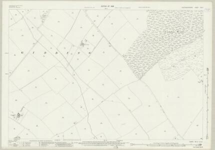 Huntingdonshire XIII.6 (includes: Hamerton; Sawtry; Steeple Gidding; Upton and Coppingford) - 25 Inch Map