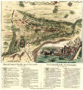 Plan du Champ de Bataille, prés d'Oudenaerde l'11. Juillet 1708