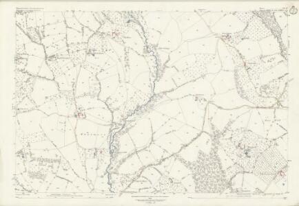 Worcestershire XII.10 (includes: Boraston; Coreley; Kington on Teme; Milson; Nash) - 25 Inch Map
