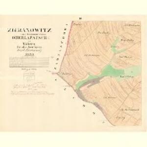 Zieranowitz - m3650-1-003 - Kaiserpflichtexemplar der Landkarten des stabilen Katasters