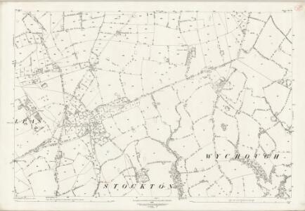 Cheshire LX.14 (includes: Bradley; Cuddington; Malpas; Newton by Malpas; Oldcastle; Stockton; Wigland; Wychough) - 25 Inch Map