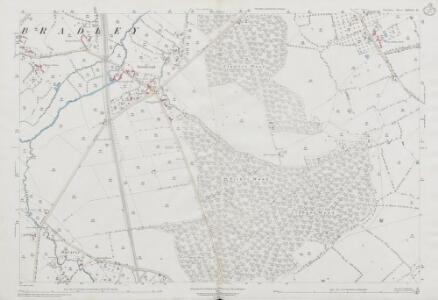 Wiltshire XXXVIII.16 (includes: Bratton; Heywood; North Bradley; West Ashton) - 25 Inch Map