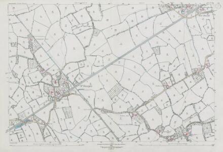 Somerset X.10 (includes: Banwell; Puxton; Wick St Lawrence; Yatton) - 25 Inch Map