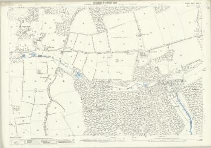 Surrey XXXIII.5 (includes: Abinger; Wotton) - 25 Inch Map