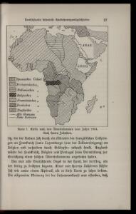 Karte I: Afrika nach dem Übereinkommen vom Jahre 1914