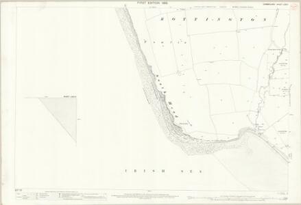 Cumberland LXXII.1 (inset LXXII.5) (includes: St Bees; Rottington) - 25 Inch Map