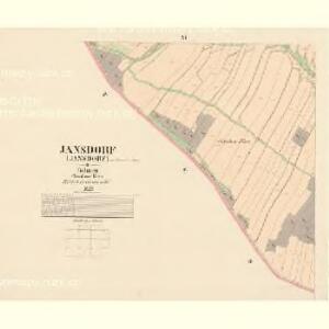 Jansdorf - c2751-1-009 - Kaiserpflichtexemplar der Landkarten des stabilen Katasters