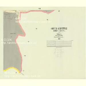 Ober Gruppei (Hořeni Gruppa) - c2073-1-008 - Kaiserpflichtexemplar der Landkarten des stabilen Katasters
