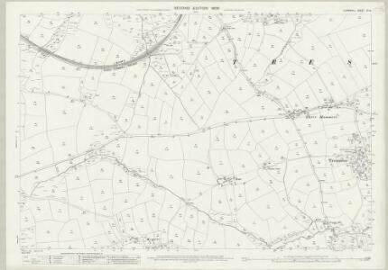 Cornwall XI.16 (includes: Laneast; Treneglos; Tresmeer) - 25 Inch Map