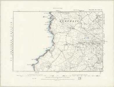 Caernarvonshire XLIII.SE - OS Six-Inch Map
