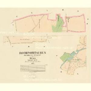 Rothporitschen (Czerwena Porzicz) - c0927-1-002 - Kaiserpflichtexemplar der Landkarten des stabilen Katasters