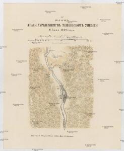 Plan ataki ukrěplenija v Temešskom uščel'i 8 ijunja 1849 goda
