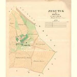 Zerutek - m3660-1-002 - Kaiserpflichtexemplar der Landkarten des stabilen Katasters