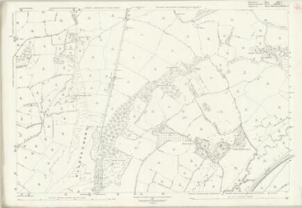 Wiltshire XXV.9 (includes: Batheaston; Bathford; Box; Colerne; Marshfield) - 25 Inch Map