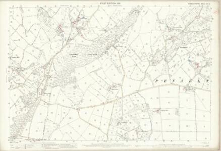 Monmouthshire XIV.12 (includes: Mitchell Troy United; Trelech United) - 25 Inch Map