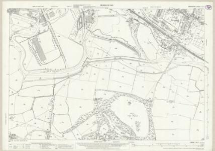 Derbyshire LV.3 (includes: Alvaston and Boulton; Derby; Elvaston; Ockbrook; Spondon) - 25 Inch Map