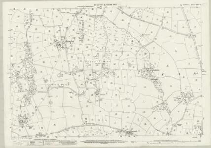 Cornwall XXXIV.10 (includes: Bodmin Borough; Lanhydrock; Lanivet) - 25 Inch Map