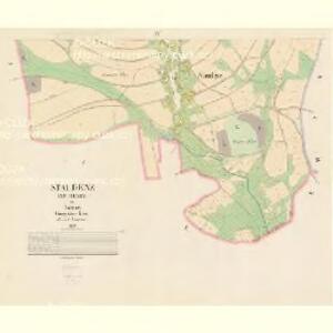 Staudenz (Studenec) - c7506-1-003 - Kaiserpflichtexemplar der Landkarten des stabilen Katasters