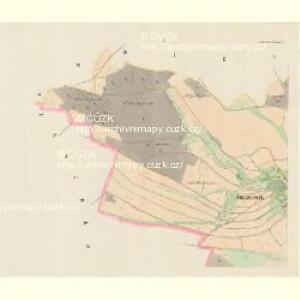 Aurzinowitz (Auřinowice) - c8197-1-001 - Kaiserpflichtexemplar der Landkarten des stabilen Katasters