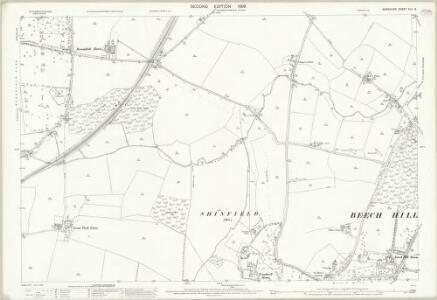 Berkshire XLV.6 (includes: Beech Hill; Shinfield; Stratford Mortimer; Sulhamstead Bannister; Wokefield) - 25 Inch Map