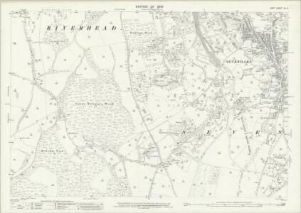 Kent XL.5 (includes: Riverhead; Sevenoaks) - 25 Inch Map