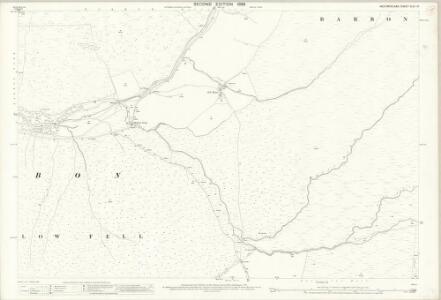Westmorland XLIV.14 (includes: Barbon; Casterton) - 25 Inch Map