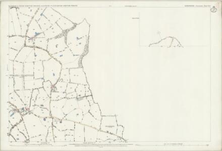 Shropshire VI.12 (inset VI.8) (includes: Bettisfield; Ellesmere Rural; Halghton; Hanmer; Penley; Welshampton) - 25 Inch Map