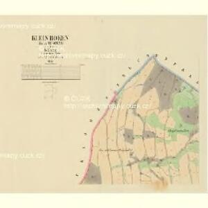 Klein Boken (Mala Bukowna) - c4361-1-001 - Kaiserpflichtexemplar der Landkarten des stabilen Katasters