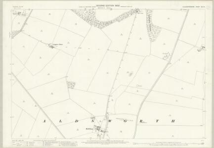 Gloucestershire XLIV.4 (includes: Aldsworth; Sherborne) - 25 Inch Map