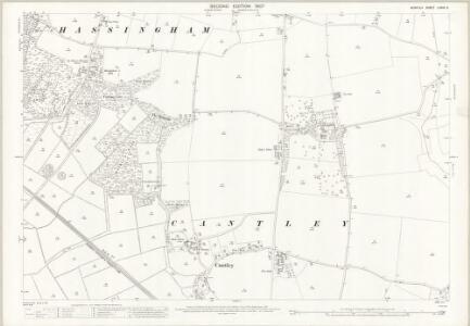 Norfolk LXXVII.5 (includes: Cantley; Strumpshaw) - 25 Inch Map