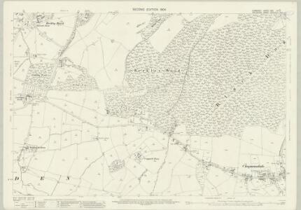 Somerset XXX.16 (includes: Berkley; Chapmanslade; Selwood) - 25 Inch Map